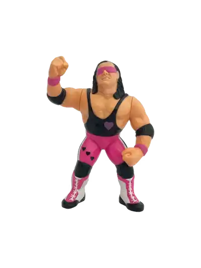 Vintage 1992 Bret The Hitman Hart (Purple Heart Variant) - Hasbro Action Figure